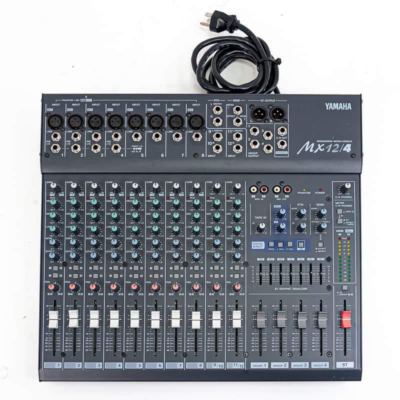 Yamaha MX12/4 – 12-Channel 4-Bus Analog Mixing Console