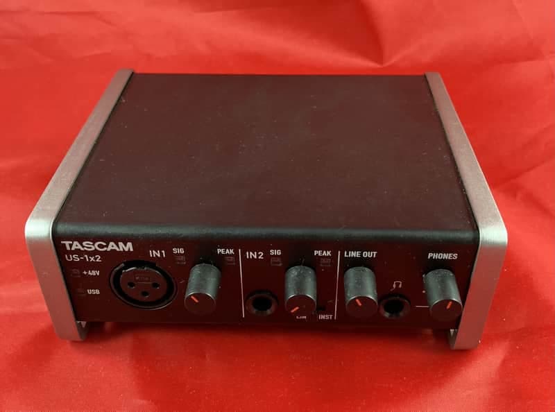 TASCAM US-1x2 USB Audio Interface Excellent Preowned UNIT ONLY