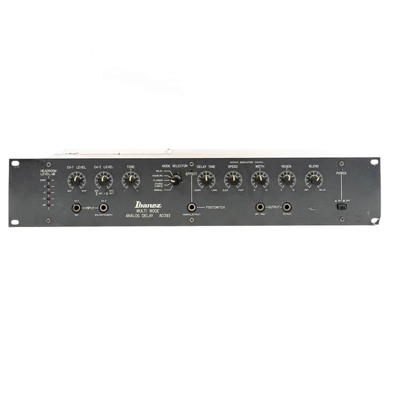Ibanez AD202 Vintage Analog Delay – 2U Rackmount – Made in Japan