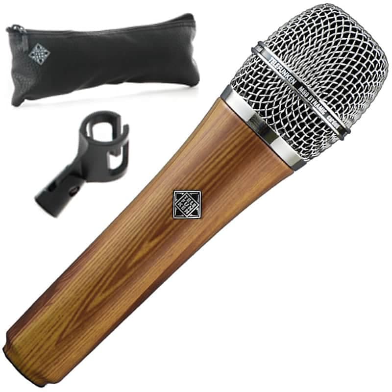 Telefunken M80 Custom Oak Finish Dynamic Series Cardioid Microphone DEMO
