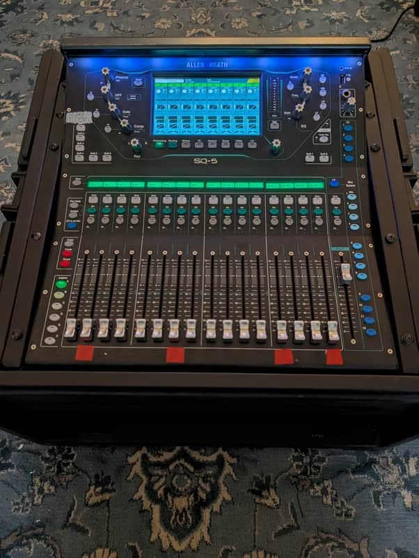 USED Allen & Heath SQ-5 Mixer and SKB Case