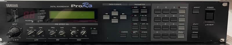 Yamaha Pro R3 Digital Reverberator 1990s - Black