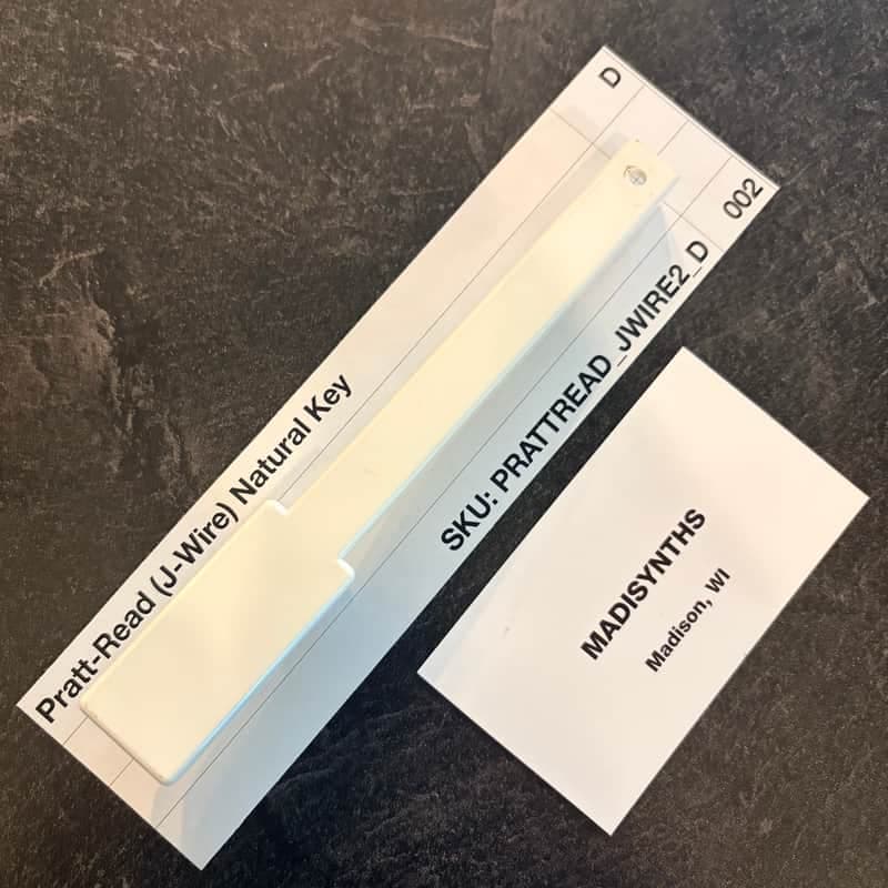 ORIGINAL Pratt Read Replacement D Key (J-Wire Keybeds) for ARP 2500/2600, Moog Minimoog, Oberheim OBX/OBXa/OB8, Sequential Prophet-5/10, PPG Wave 2.2, EML 500, and more