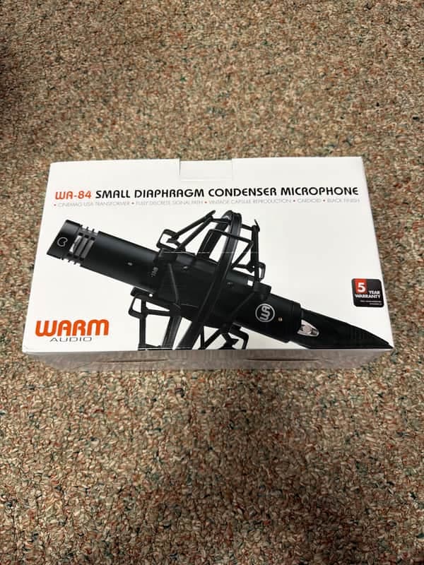 Warm Audio WA-84 Small Diaphragm Cardioid Condenser Microphone 2019 - Present - Black