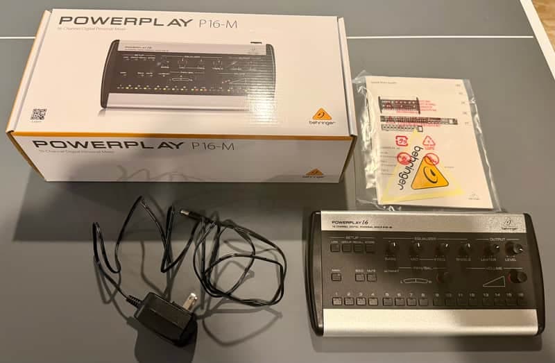 Behringer Powerplay P16-M 16-Channel Digital Personal Mixer 2011 - Present - Standard