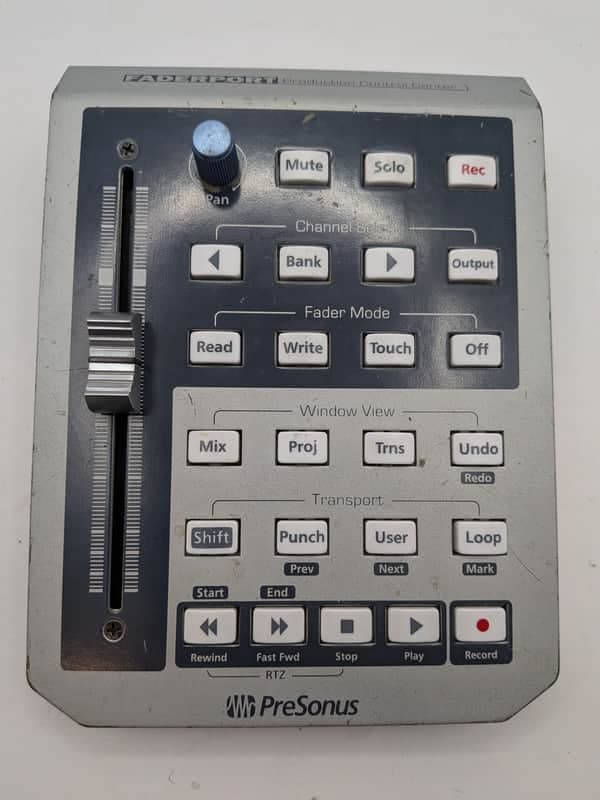 PreSonus Faderport USB DAW Transport Controller with Motorized Fader 2010s - Silver