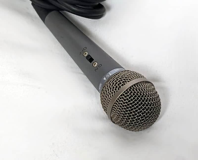 TOA DM-604U Corded Microphone - Made in Japan - Gray