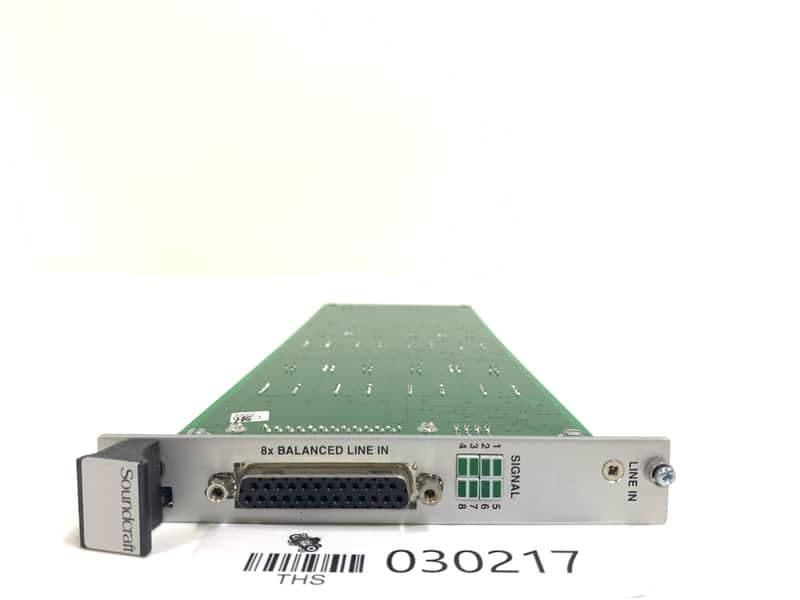 Soundcraft RS2425 R0111A 8 Ch Line In Card #030217 #030218 (One)TRUEHEARTSOUND