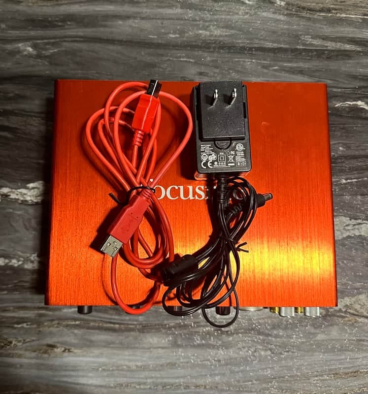 Focusrite Scarlett 18i8 2nd Gen USB Audio Interface 2016 - 2018 - Red / Black