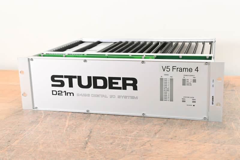 Studer D21m Modular I/O System with Madi HD Link Card CG01BZT