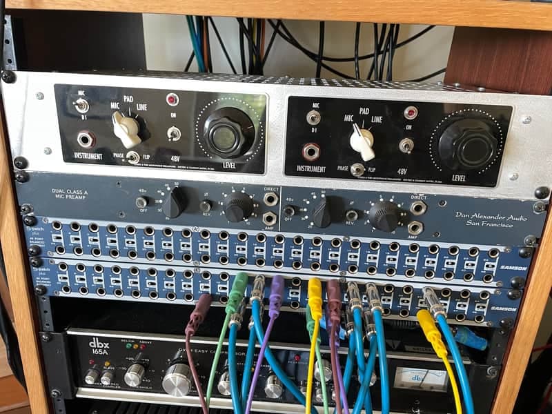 Dan Alexander 1272 Dual Channel Mic Pre 1998 - Grey/Blue