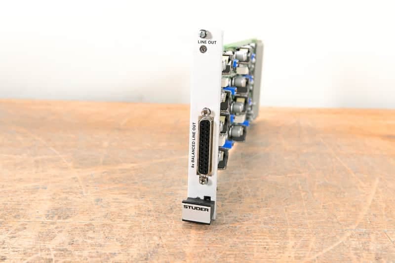 Studer 8-Channel Analog Line Out Card for D21m & D23m Modular I/O System CG01HP3