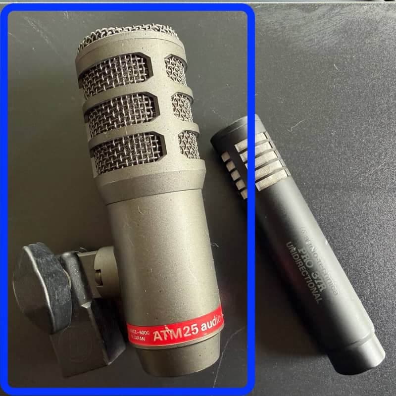 Audio-Technica ATM25 Hypercardioid Dynamic Instrument Microphone 2000s - Dark Gray