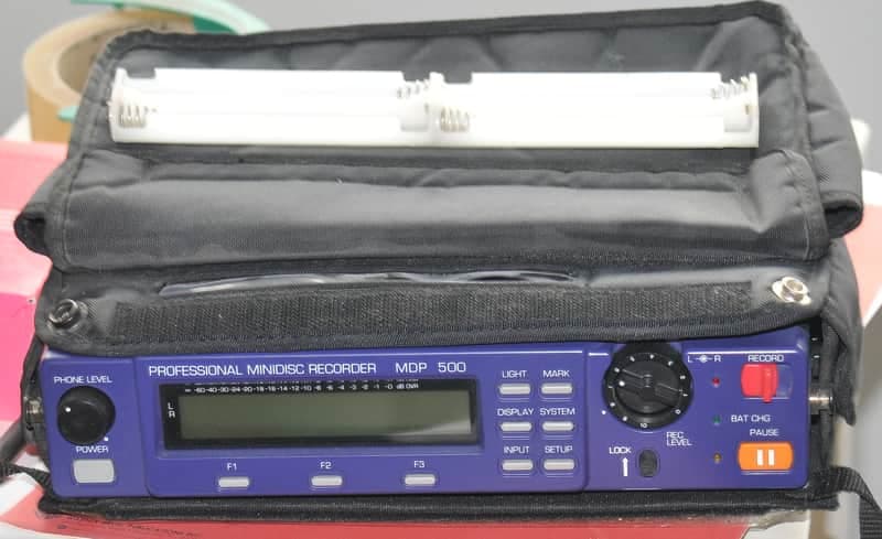 HHB Portadisk MDP 500 early 2000's - purple/black plastic
