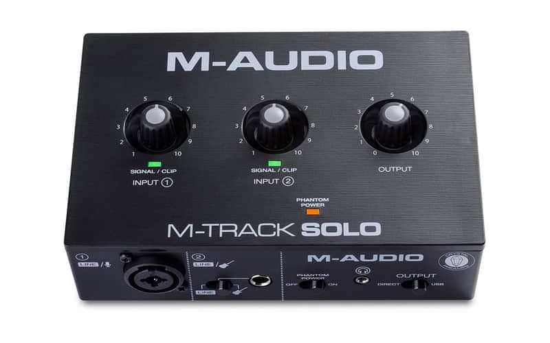M-Audio M-Track Solo 48-KHz, 2-channel USB Audio Interface