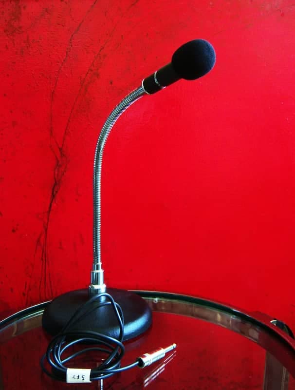 Vintage RARE 1990's Shure 572G / 570S dynamic omni-directional microphone Lo Z w accessories 578 SM76
