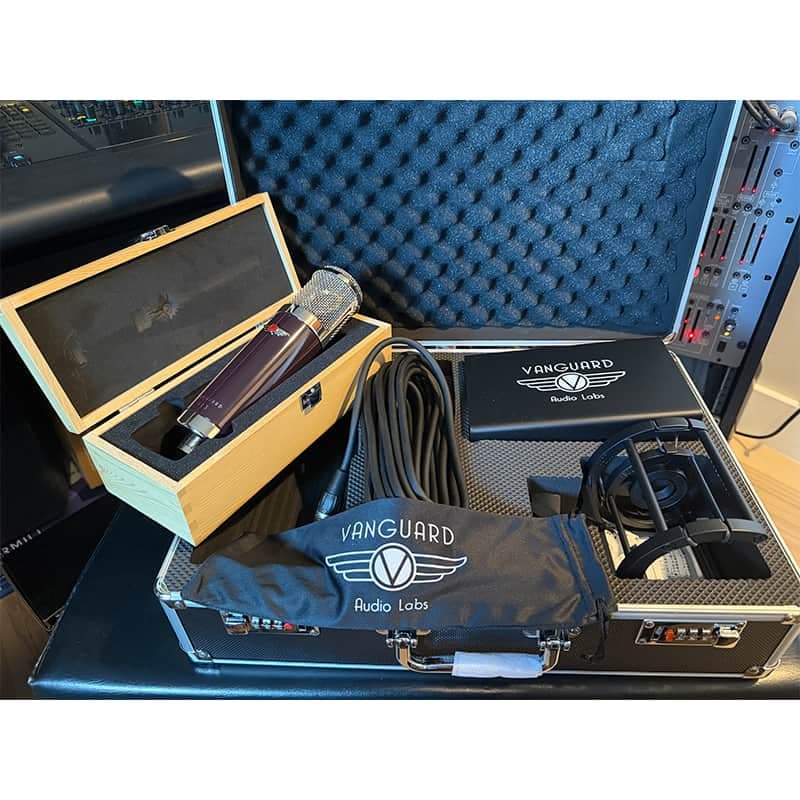 Vanguard Audio Labs V13 gen2 Large Diaphragm Multipattern Tube Condenser Microphone 2021 - Present - Maroon