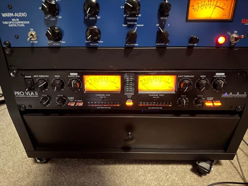 ART Pro VLA II 2-Channel Vactrol Compressor 2009 - Present - Black