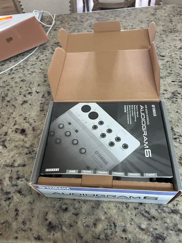 Yamaha Audiogram 6 USB Audio Interface 2010s - White