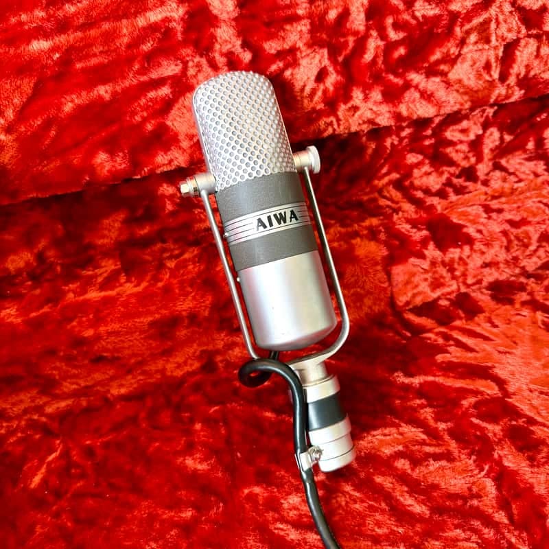 Aiwa VM-15 Ribbon microphone c 1958 - Chrome original vintage MIJ Japan velocity mic