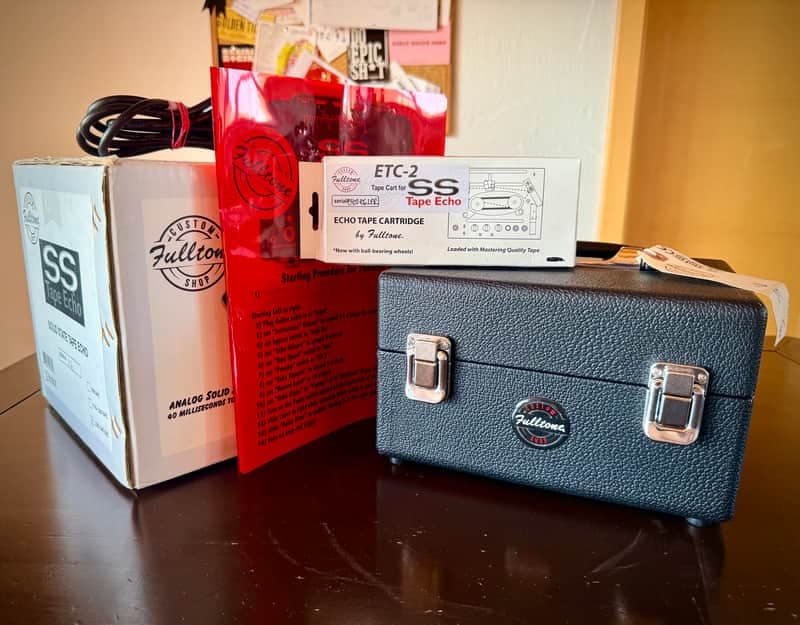 Fulltone Solid State Tape Echo SSTE / Tape Delay / Preamp / EP-3 Echoplex Clone / complete set with new cartridge