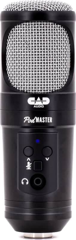 CAD PM1300 PodMaster Super-D USB Dynamic Broadcast Microphone Recording Pack