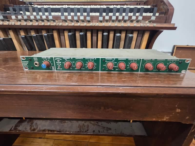 Furman Parametric Equalizer Preamp PQ 3 Greenface 1970s