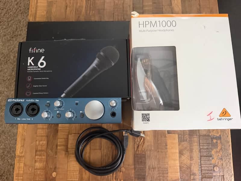 PreSonus AudioBox iTwo Recording Bundle | Tested & Working