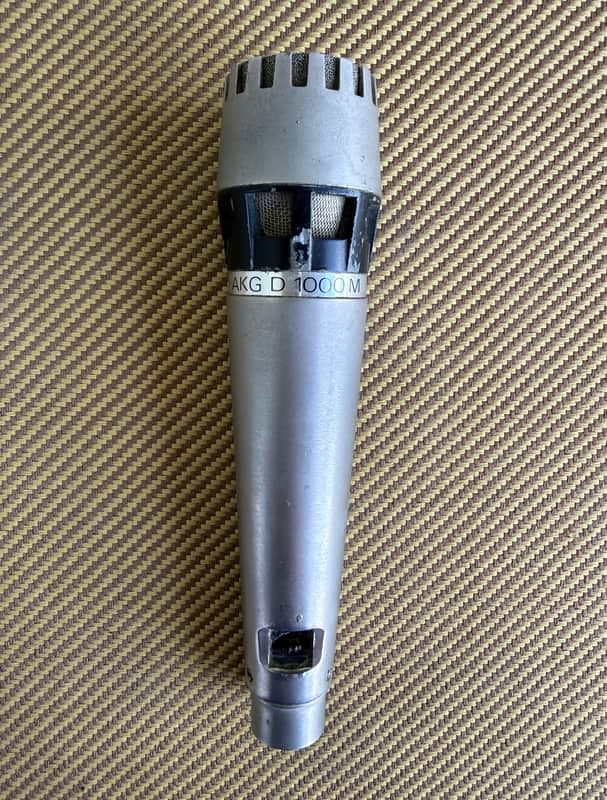 Vintage AKG D1000M Dynamic Microphone - Made in Austria - 1970s