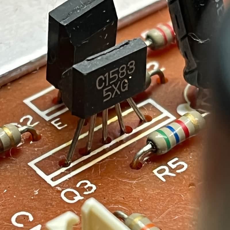 ORIGINAL Mitsubishi 2SC1583G for Din Sync RE-303, Roland TB-303, & many more