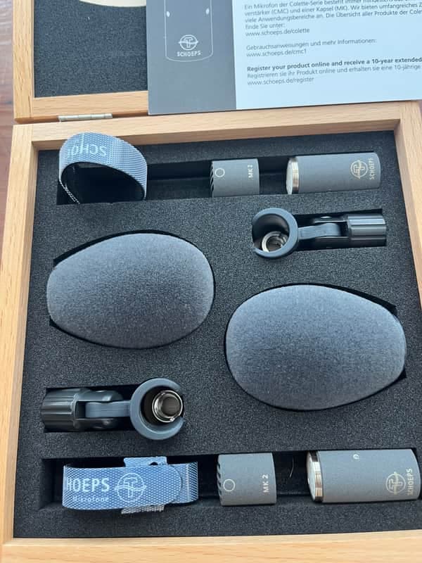 Schoeps CMC1U Stereo Set MK 2 - (Matched Pair w/omni caps)