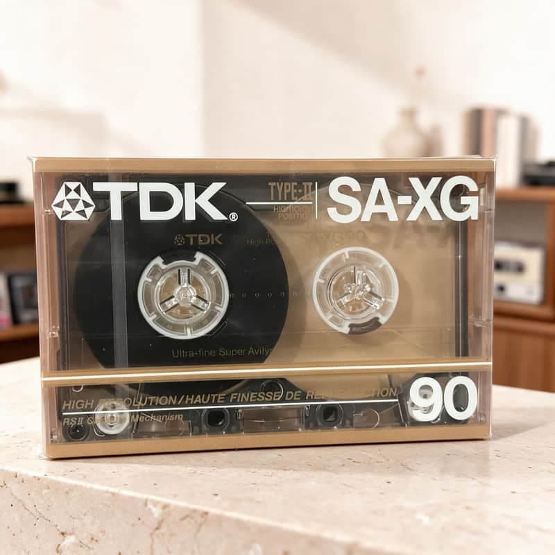 TDK SA-XG 90 Rare Vintage Audio Cassette Tape MINT Blank Media US Warranty