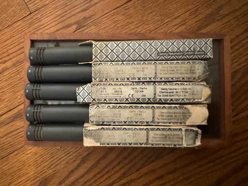 Five KM84 mics - Once in a life time