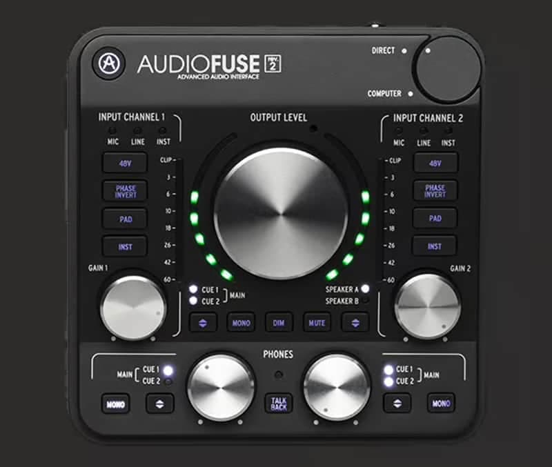 Arturia Audiofuse Rev 2 and X8 IN