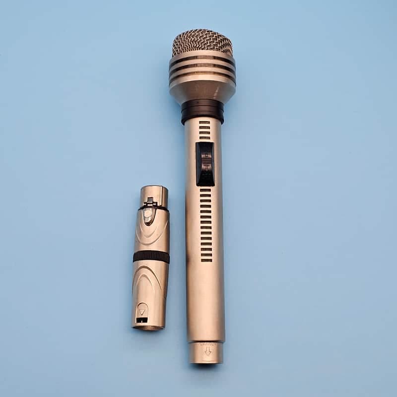 ☆Vintage 1970s AKG D119ES w/ Adapter to XLR - Works Great D19 D 19 D119