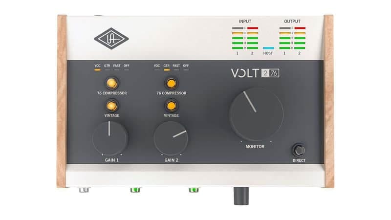Universal Audio Volt 276 USB 2.0 2-In/2-Out Interface w/ Vintage Preamp Mode & Built-In Compressor
