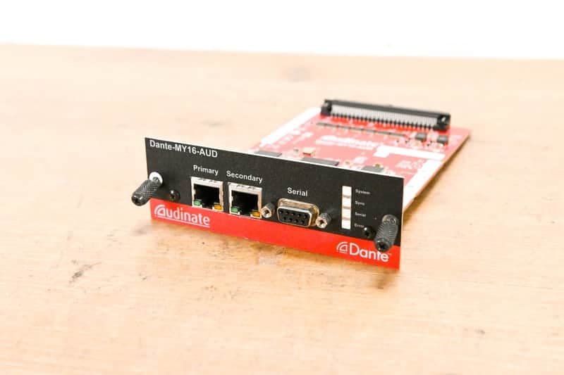 Audinate Dante-MY16-AUD 16-Channel Dante Network I/O Card CG013QC