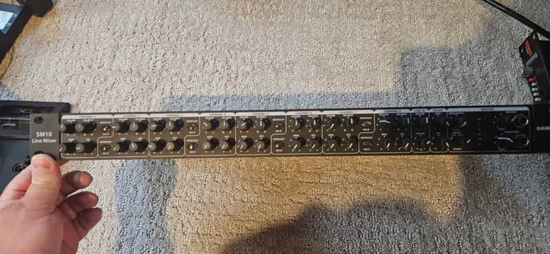 Samson SM10 Rack-Mounted 10-Channel Line Mixer 2010s - Black