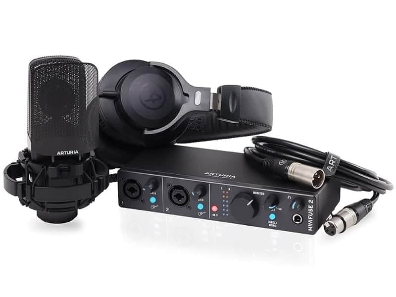 Mint Arturia MiniFuse 2 Recording Pack - Black