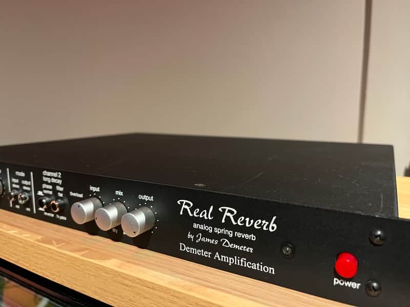 Demeter RV-1 Real Reverb Analog Spring Reverb Rack Unit