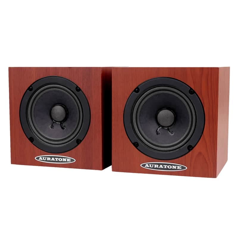 Auratone 5C Active Super Sound Cube Pair, Woodgrain #VKA0405/6 (Used)