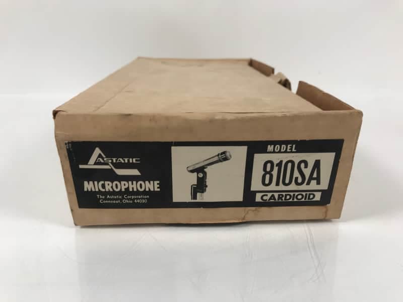 NOS Astatic 810SA Cardioid Dynamic Fixed Mount Microphone