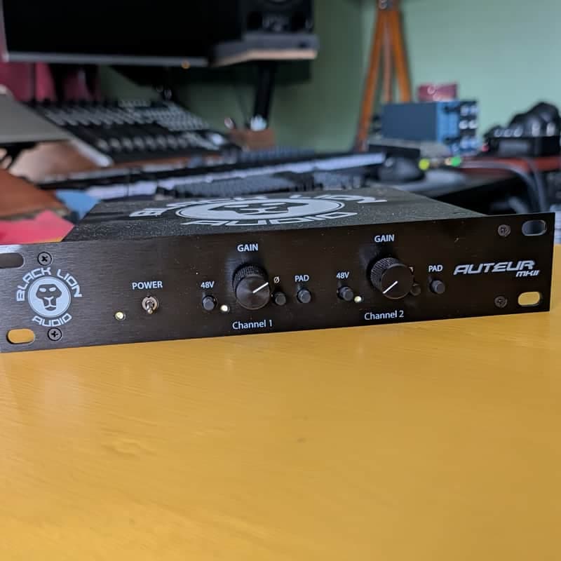 Black Lion Audio Auteur MKII 2-Channel Mic Preamp