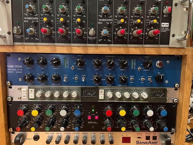 Tube-Tech LCA 2B Dual Channel Tube VCA Compressor / Limiter 2010s - Blue