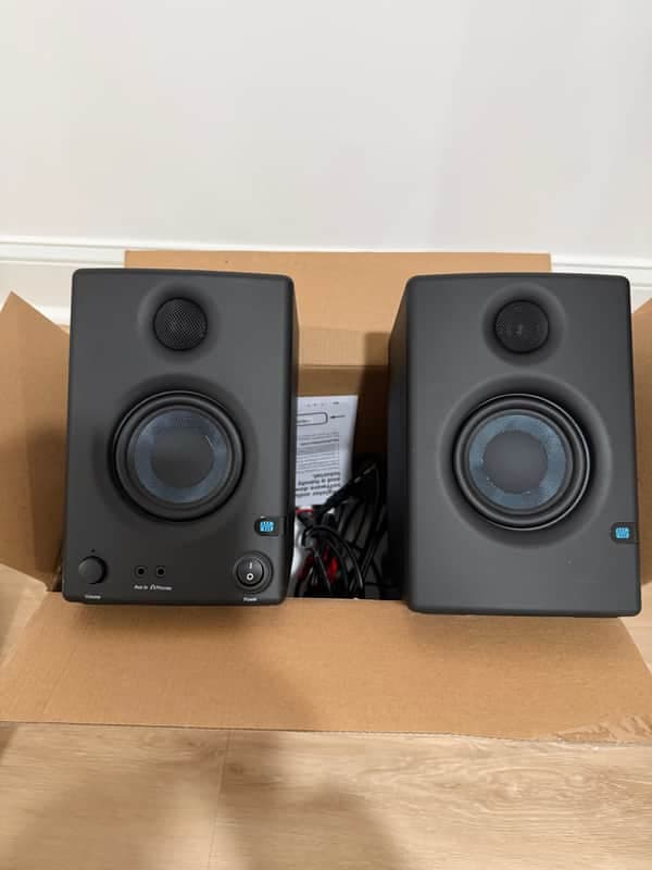 PreSonus Eris E3.5 2-Way 3.5" Active Studio Monitor (Pair) 2017 - Present - Black