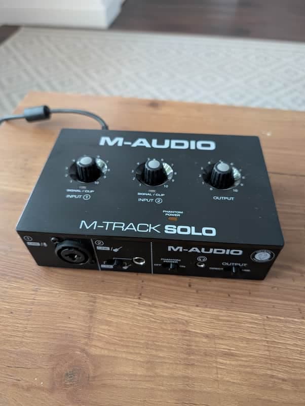M-Audio M-Track Solo USB Audio Interface 2020 - Present - Black