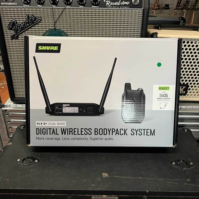 Shure Glx D 14 + Hea DS Et Sm 35 Z4 Wireless Instrument And Voice System