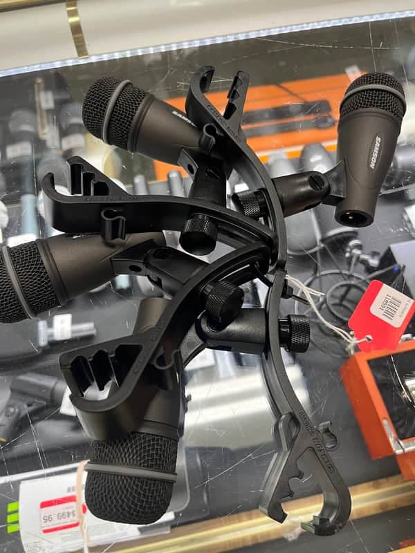 Samson Q72 Set Of 4 Drum Microphones With Mounts