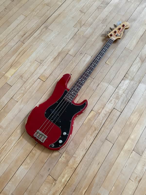 1972 Fender Precision Bass Guitar Candy Apple Red