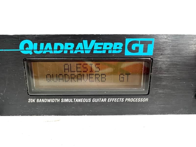 Alesis QuadraVerb GT 20k Bandwidth Simultaneous Guitar Effects Processor 1990s - Black